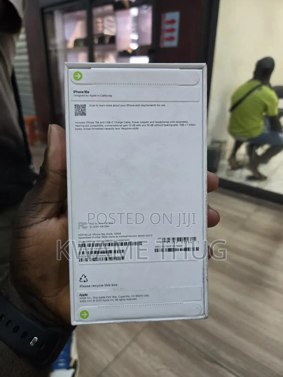 New Apple iPhone 16e 128 GB