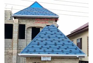 Blue Black Shingle Roofing Tiles Project