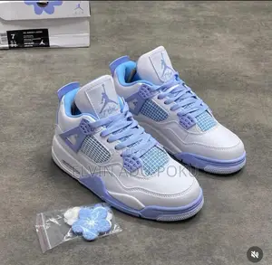 Air Jordan "White/Aluminum/Blue Tint/Oil Green" Sneakers