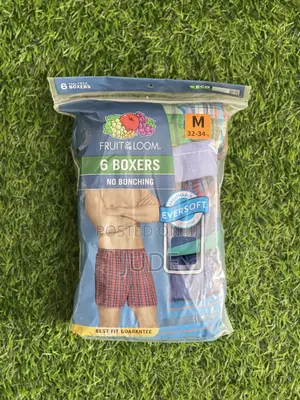 (6 Piece)Fruit of the Loom Boxer Shorts