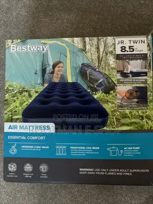 Bestway Flocked Single Airbed- Mains Pump