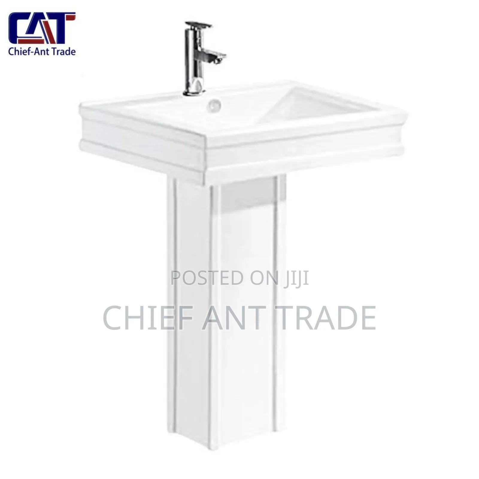 Pedestal Basin Bold 61cm 1025c