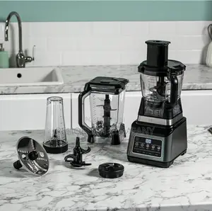 Ninja 3-in-1 Food Processor Blender With 5 Automatic Programs