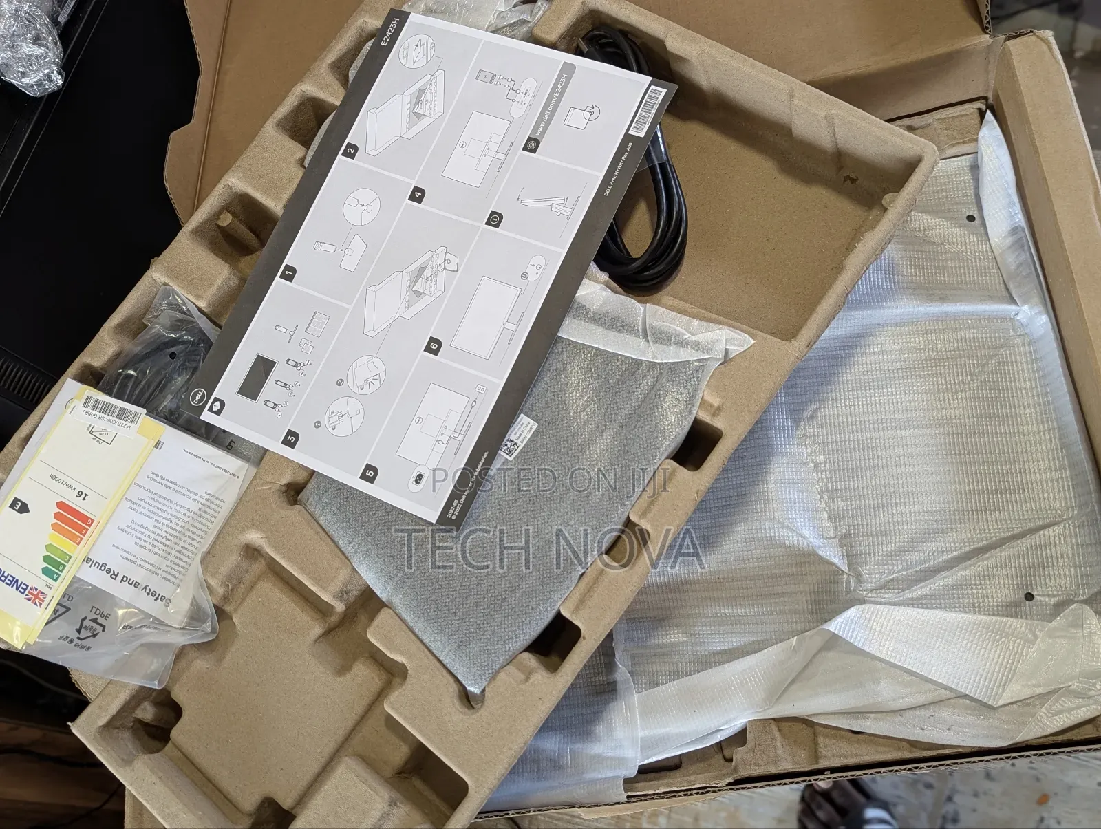 Dell E2423h 24" Widescreen 1920x1080 16:9 Va Full Hd LCD Monitor Vga D
