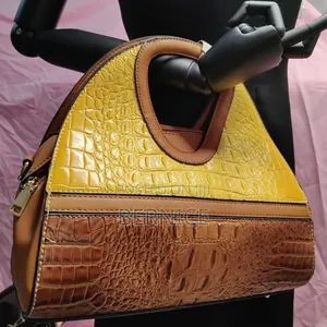 Elegant Croc-Embossed Handbag