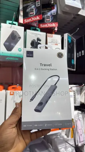 Wiwu 8 In 1 Type C Hub Laptop Adapter With Usb 3.0 Usb C Pd100w