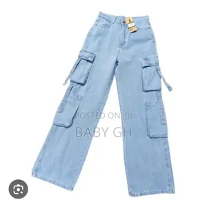M S Girls Cargo Jeans,4 Practical Pocket