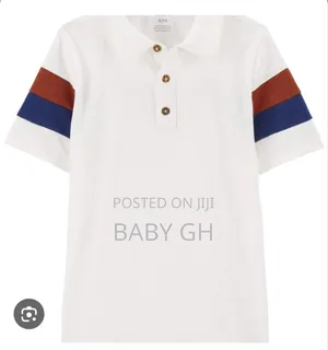 M S White Kids Stripped Shirt