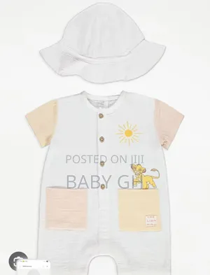 George Babies Romper and Hat Outfit