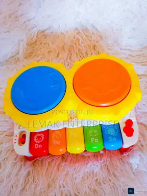 Colorful Children's Toy Drum Set