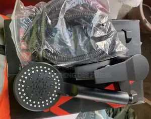 Black Telephone Shower Mixer