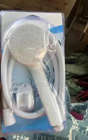 Plastic Telephone Shower - Chain and Handle