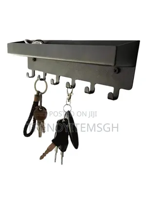 Iron Wall Mounted Key Holder Mail Organizer Hanger Hook Storage Rack