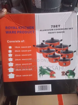 7 Set Royal Cookware