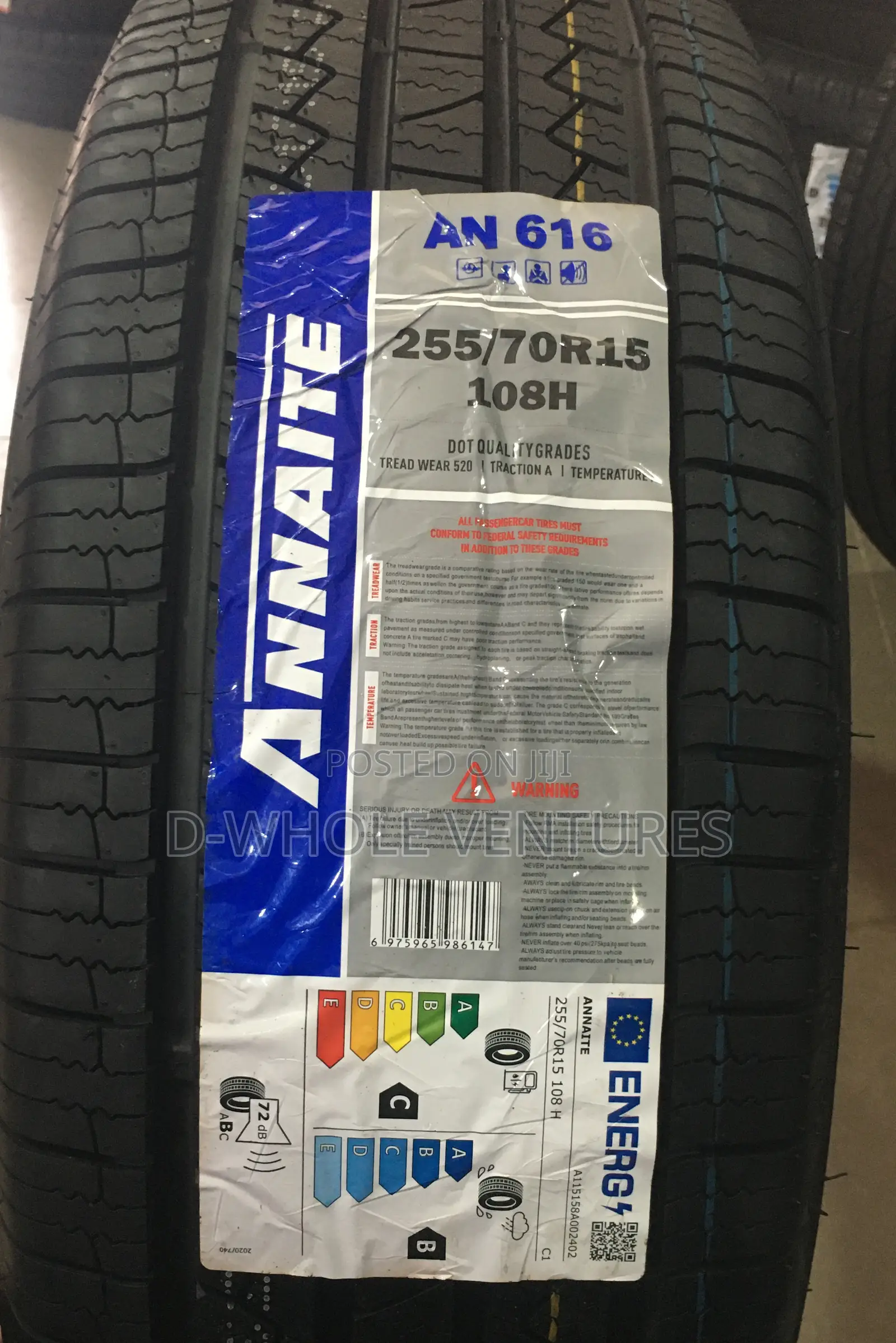 Quality 255/70r15. 108h. (An616)