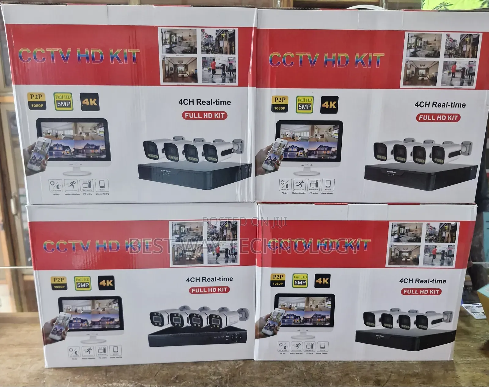 4ch Kits DVR 5mp