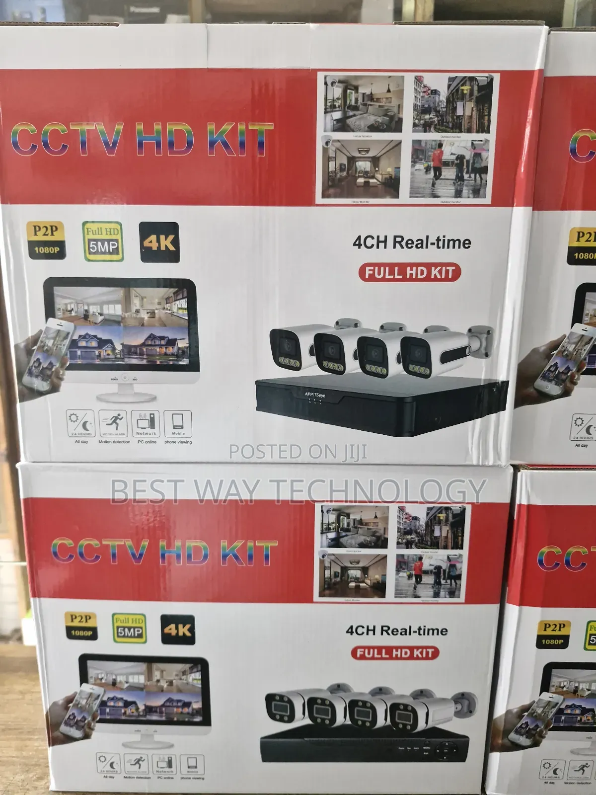 4ch Kits DVR 5mp