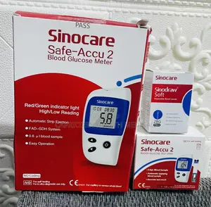 Sinocare Glucometer With 50 Strips/Needle (Blood Sugar Monitor)