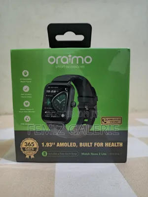 Oraimo Watch Nova 2 Lite 1.93'' Amoled Touch Color Screen Smart Watch