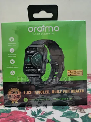 Oraimo Watch Nova 2 Lite 1.93'' Amoled Touch Color Screen Smart Watch