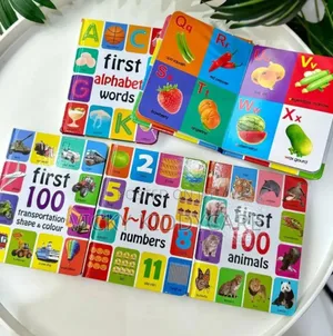 5 PCS Hard Board Books for Babies