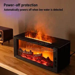 Ultra-Quiet A4 Flame Aroma Essential Oil Diffuser Air Freshener