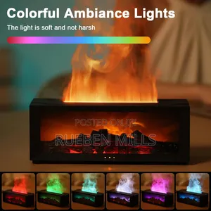 Ultra-Quiet A4 Flame Aroma Essential Oil Diffuser Air Freshener