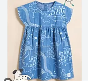 George Stripped Short Sleeves Baby Shirt Dress