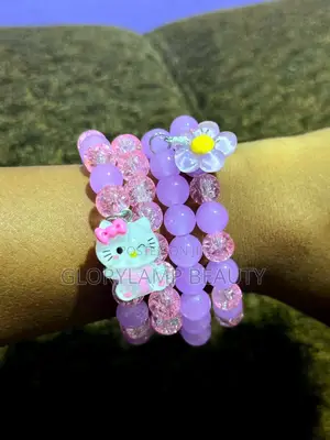 Trendy Handmade Glass Beaded Charm Bracelet