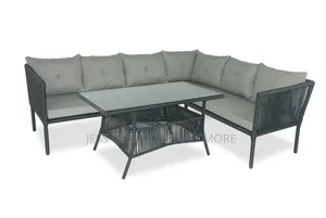 Outdoor Rattan 6-Seater Sofa Set