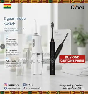 Electric Toothbrush + Water Flosser Bundle Buy One, Get One Free