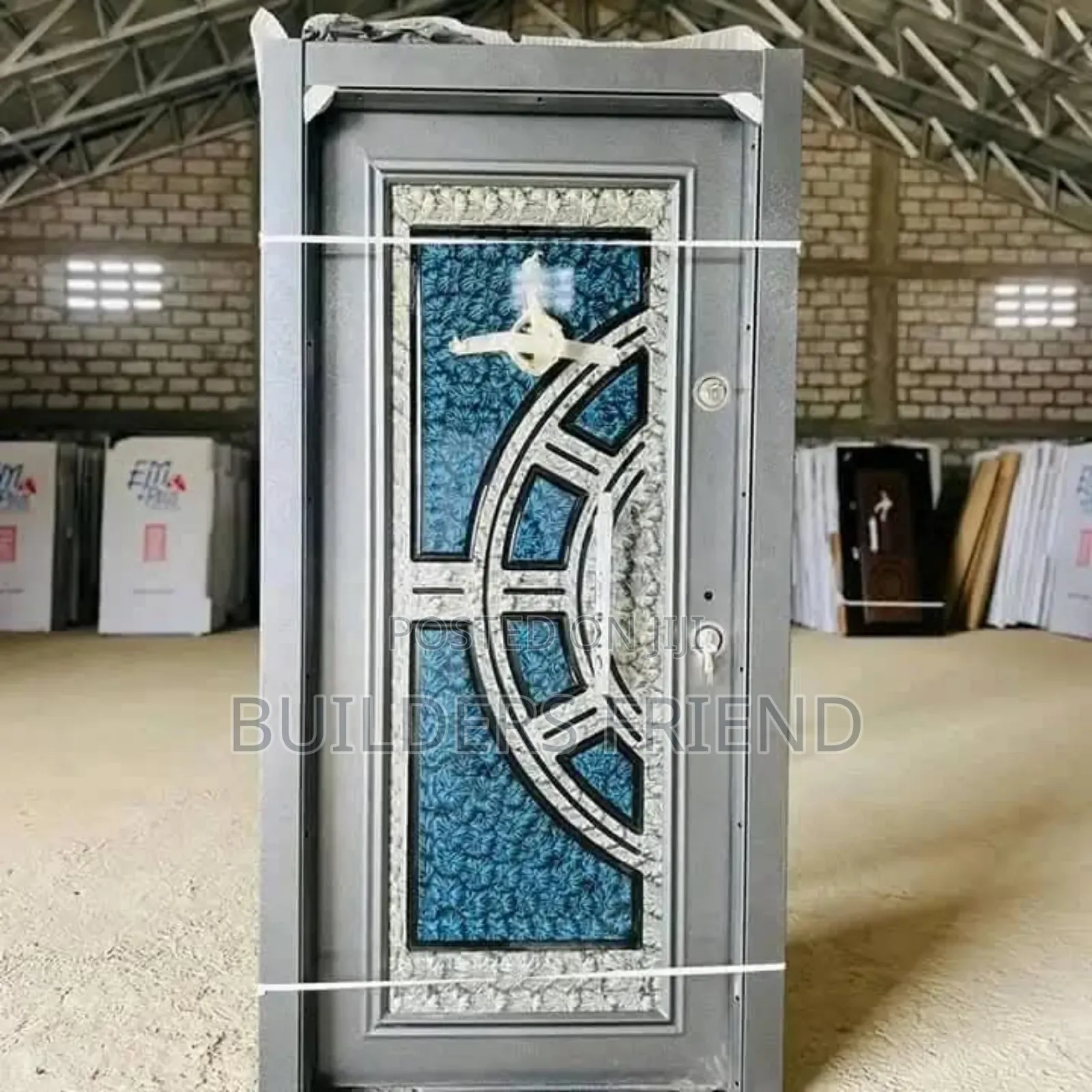 Blue Stainles Steel Turkish Heavy Entrance Security Door