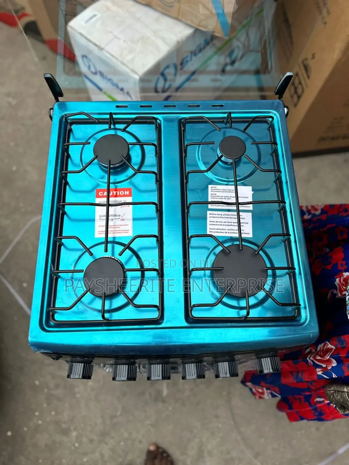 1700gh German Plus Gas Cooker 50*50 With Chicken Roster