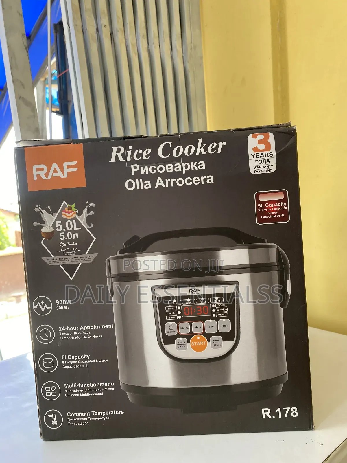 Raf 5l Multi-Cooker – Cook Rice, Stew Soup
