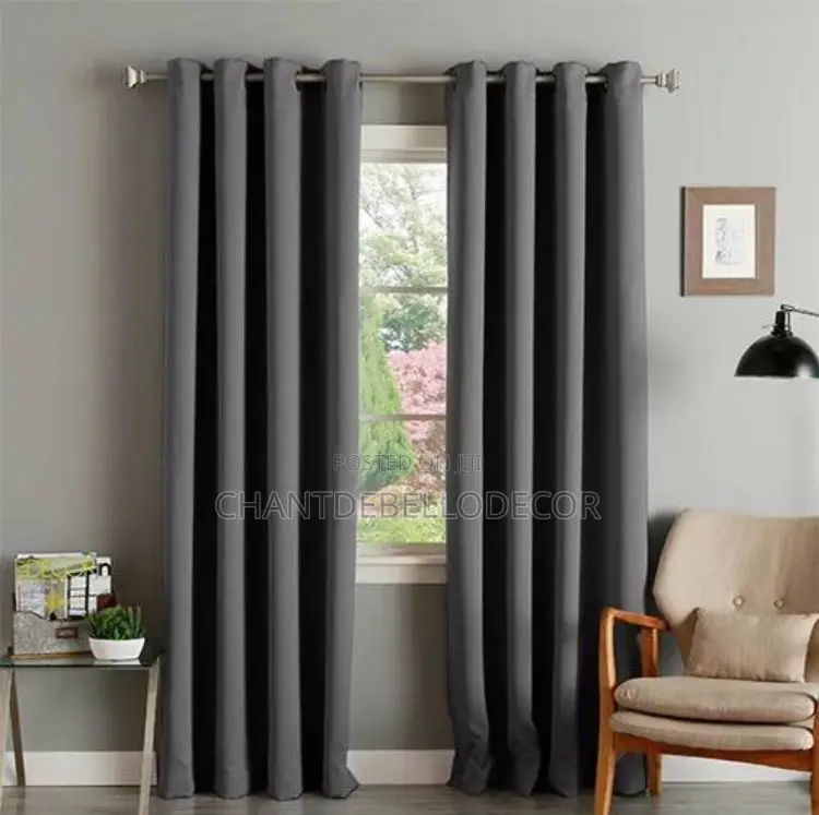 Already Made Thick Ringed Blackout Curtains 300gh