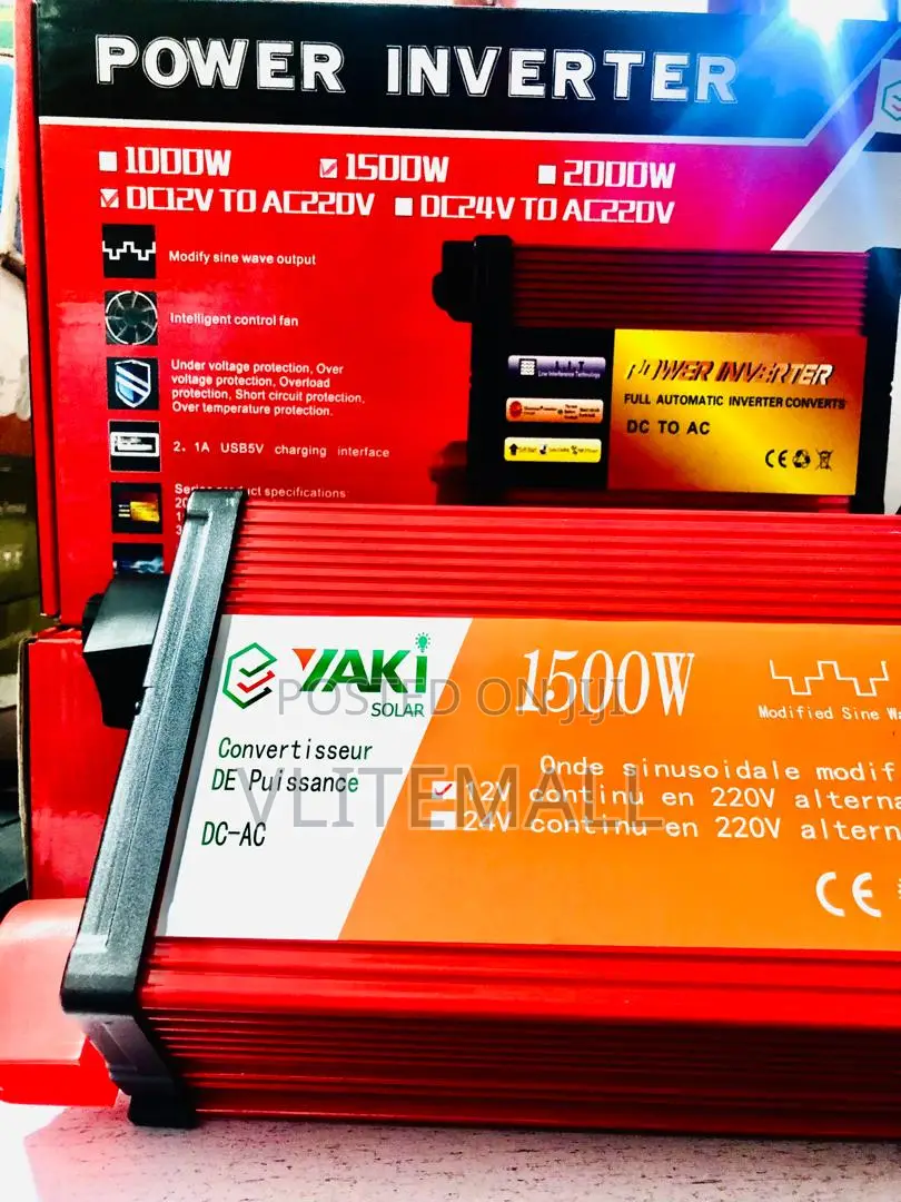 Dc12v to Ac220v 1500w Power Inverter
