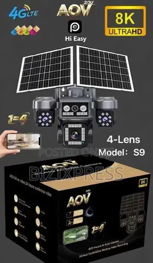 4 Lens 4g Solar Camera