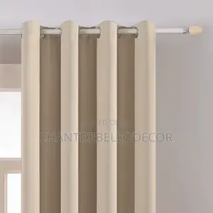 Thick Ringed Blackout Curtains 300ghc For A Pair ( Without Voile )
