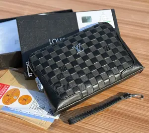 Louis Vuitton Quality Leather Men’S Clutch Bag