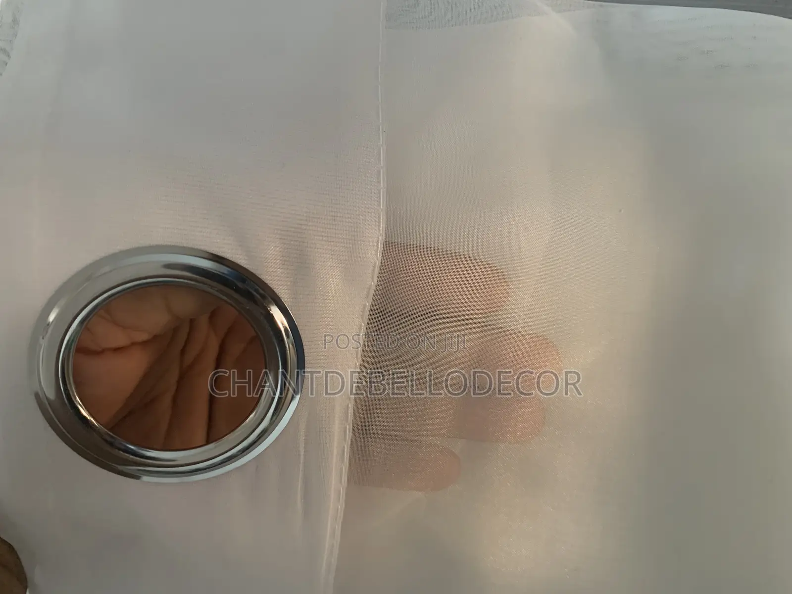 Plain White Transparent Voile Curtains 200ghc A Pair