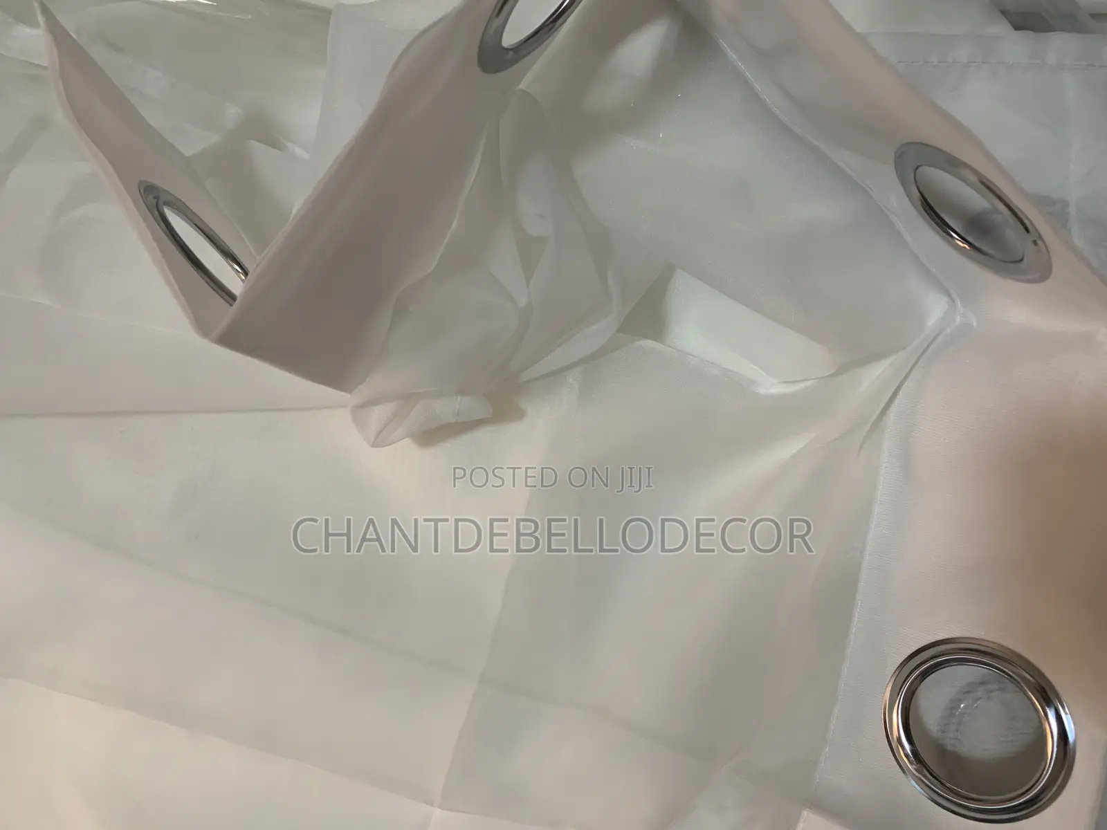 Plain White Transparent Voile Curtains 200ghc A Pair
