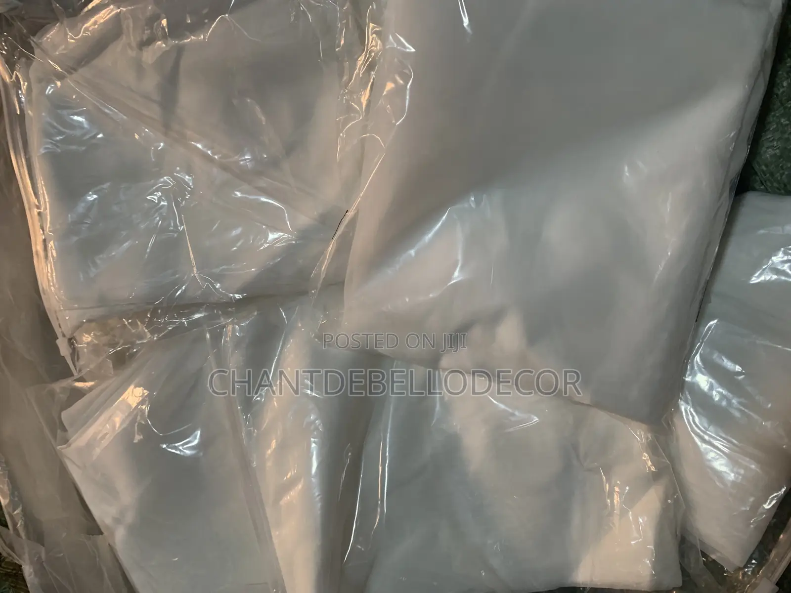 Plain White Transparent Voile Curtains 200ghc A Pair