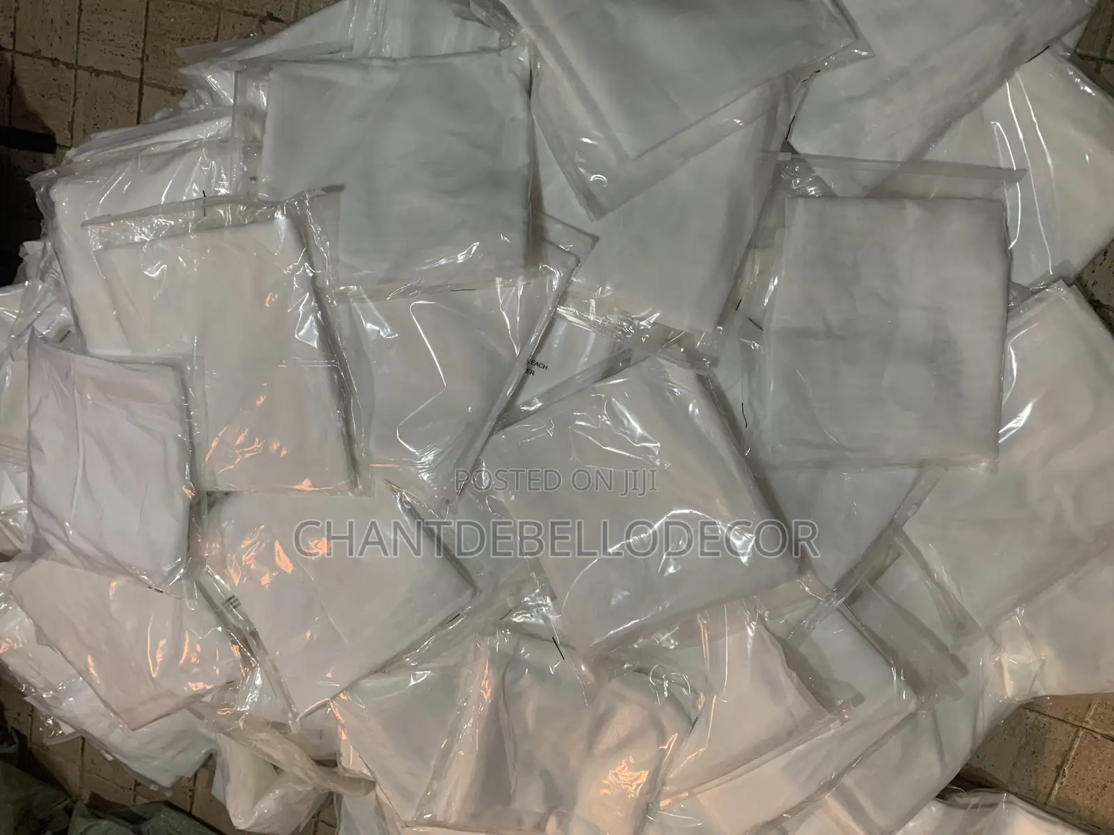 Plain White Transparent Voile Curtains 200ghc A Pair
