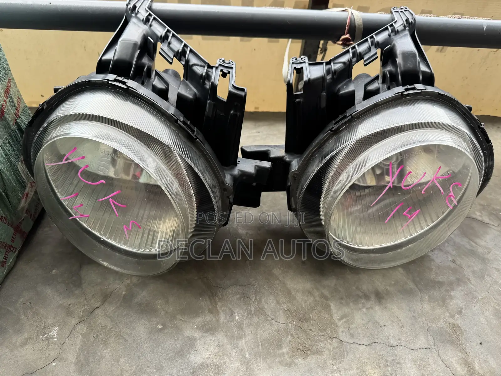 Nissan Juke Headlight Assembly 2011 2012 2013 Pair