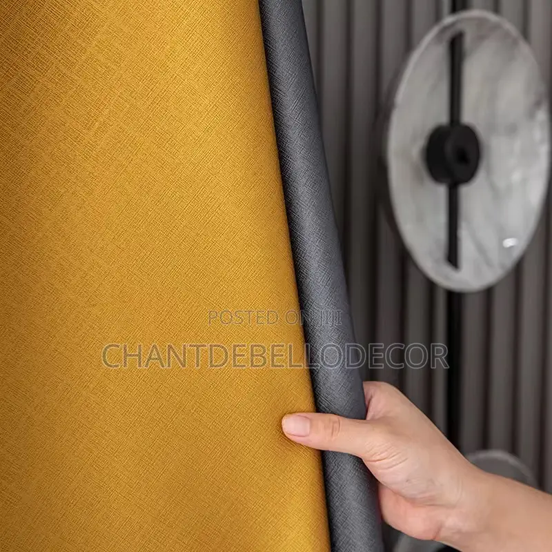 Embossed Total Blackout Curtains 380ghc A Pair For Each Color