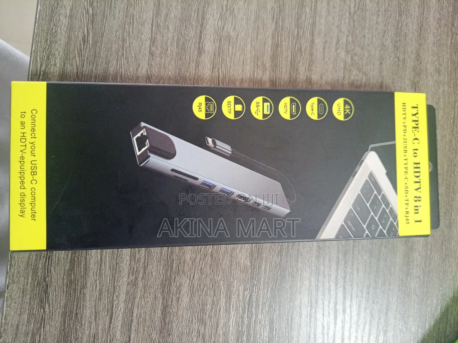 Type -C to HDTV 8 in 1 Adapter
