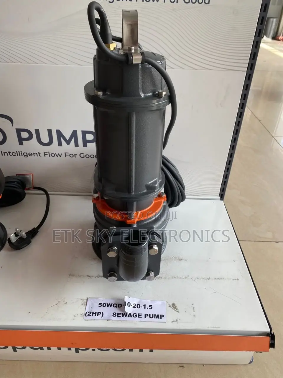 Leo 50wqd10-20-1.5 Submersible Pump [1 Phase] (1.5kw/2hp)