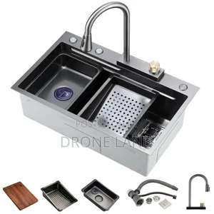 Smart Waterfall Kitchen Sink