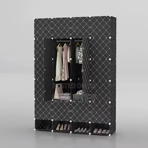 Modern Modular Wardrobe Closet With Shoe Organizer –Stylish Spacious