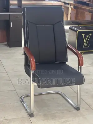 Visitors/ Pastors/ Conference Chair With Wooden Handles
